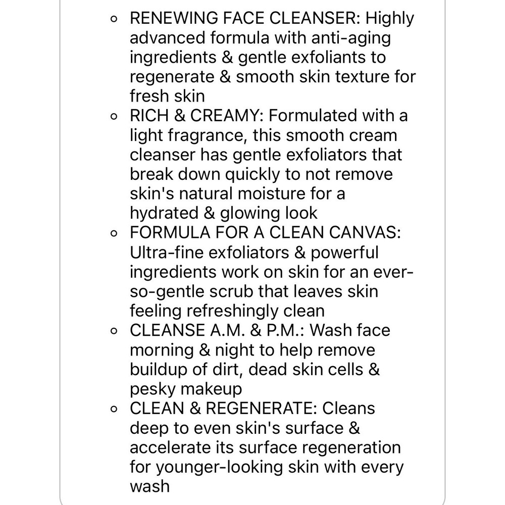 Olay Revitalizing Cream Cleanser 100g Anti Aging Face Wash‎ Full Size Sealed New - Picture 9 of 9
